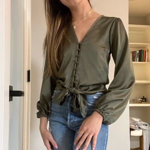 Abercrombie & Fitch Satin Blouse